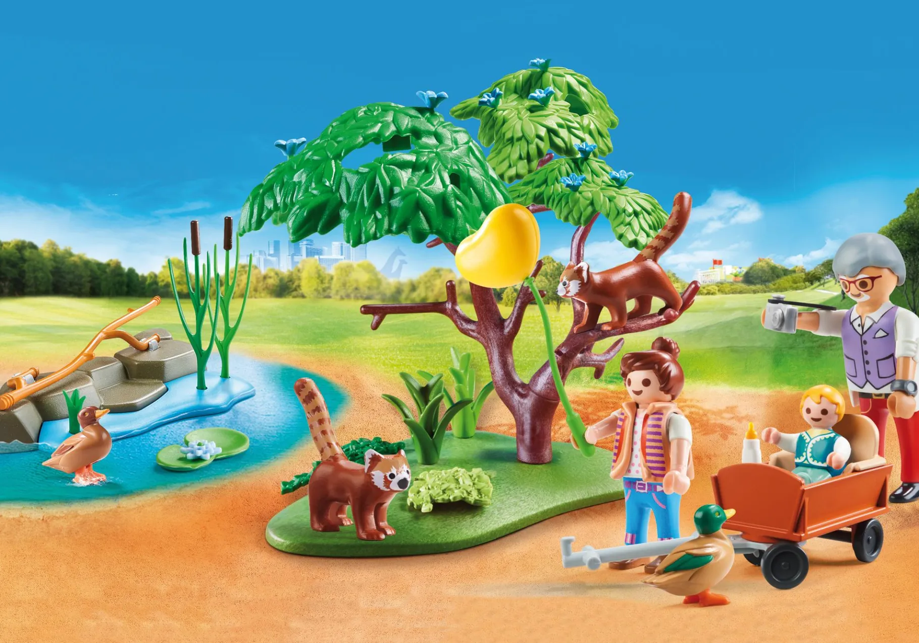 Kleine Pandas im Freigehege-PLAYMOBIL New