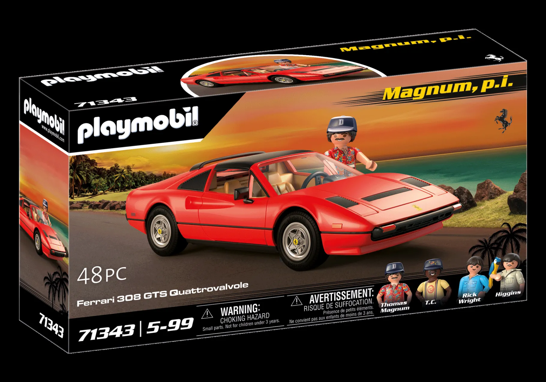 Magnum, p.i. Ferrari 308 GTS Quattrovalvole-PLAYMOBIL Outlet