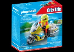 Notarzt-Motorrad mit Blinklicht-PLAYMOBIL Hot
