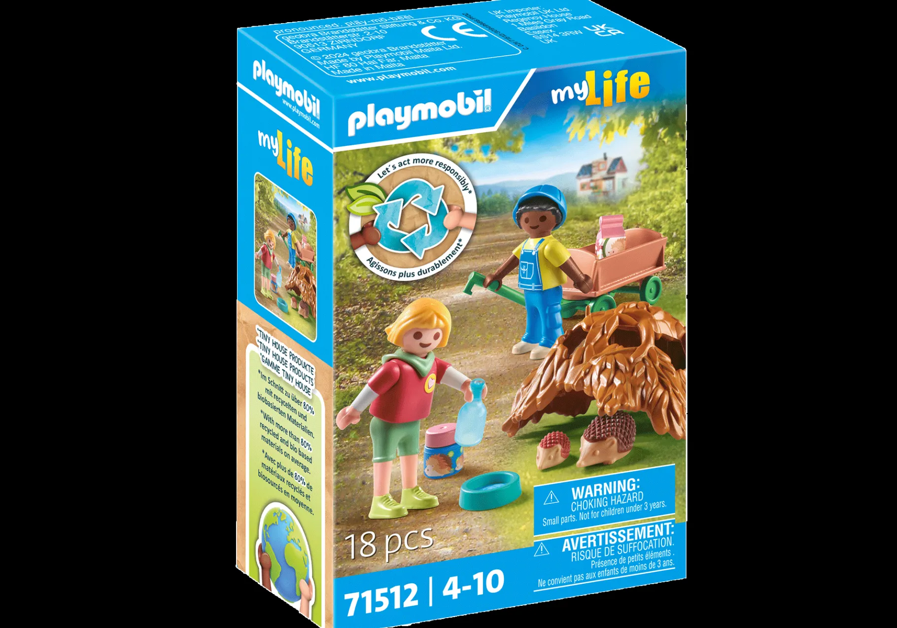 Pflege der Igelfamilie-PLAYMOBIL New