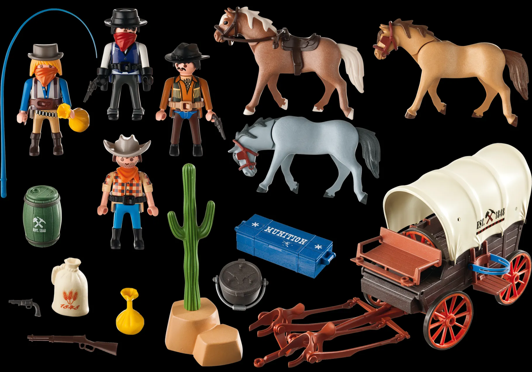 Planwagen mit überfall-PLAYMOBIL Store