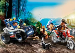Polizei-Geländewagen: Verfolgung des Schatzräubers-PLAYMOBIL Cheap
