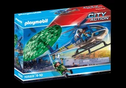 Polizei-Hubschrauber: Fallschirm-Verfolgung-PLAYMOBIL Outlet