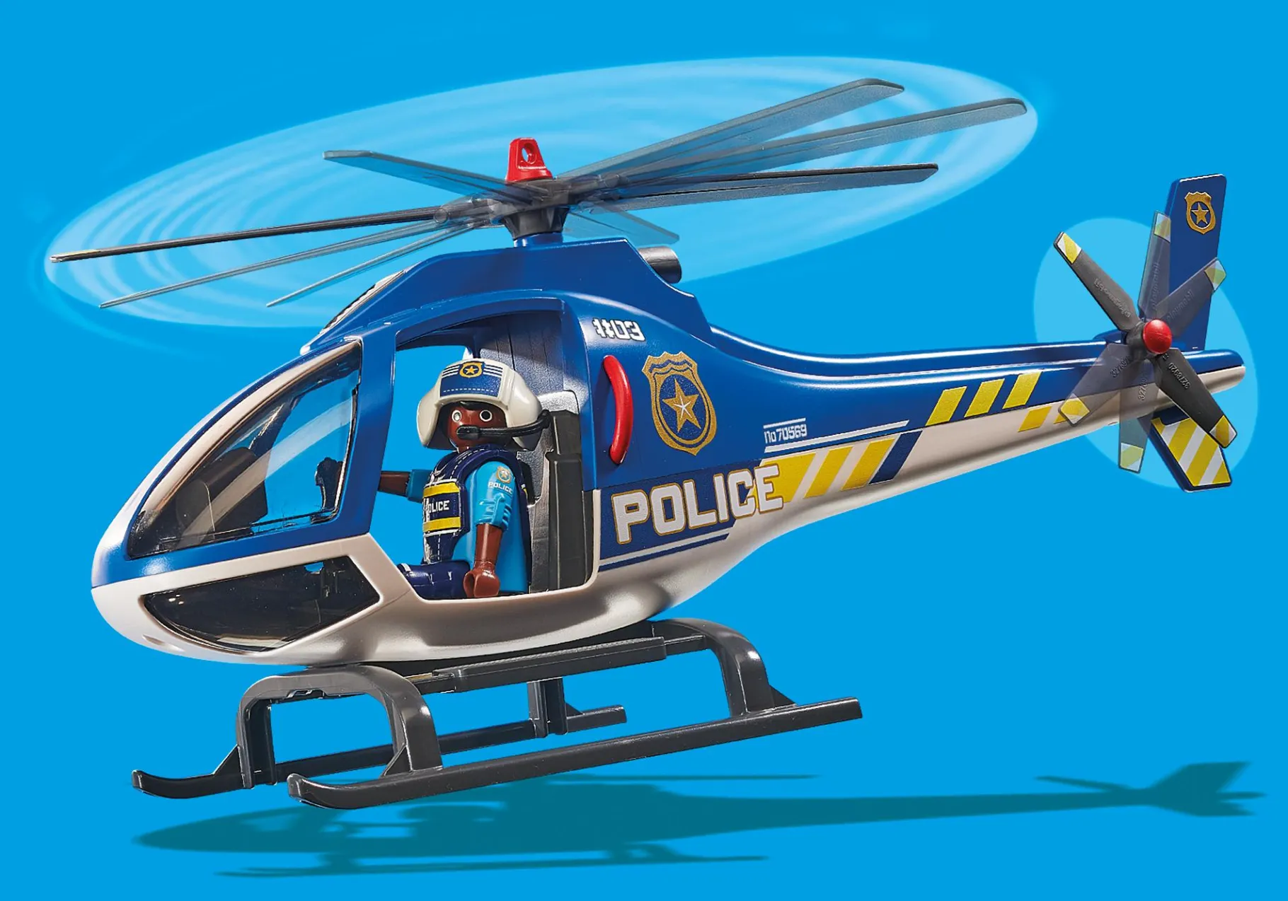 Polizei-Hubschrauber: Fallschirm-Verfolgung-PLAYMOBIL Outlet