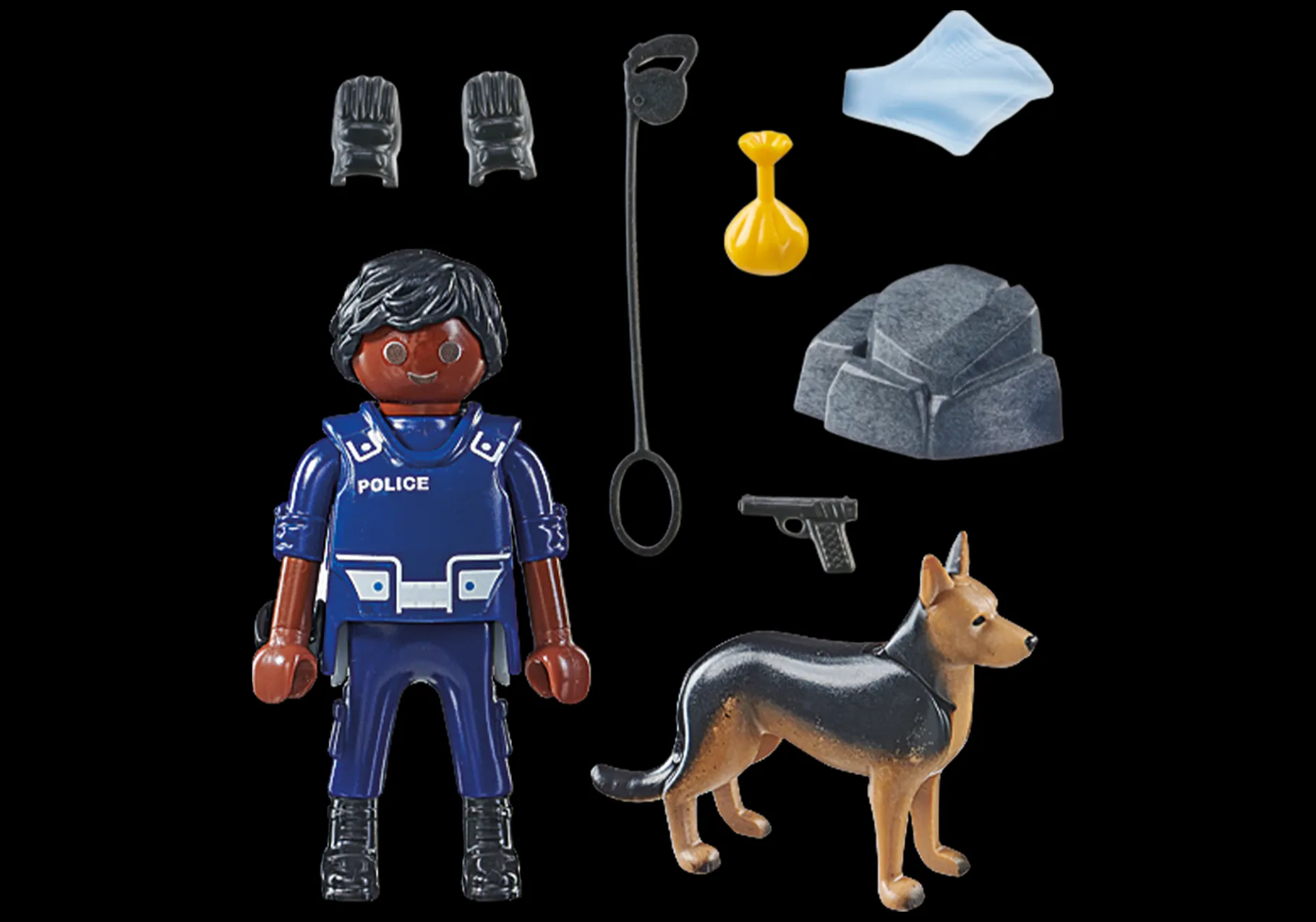 Polizist mit Spürhund-PLAYMOBIL Clearance