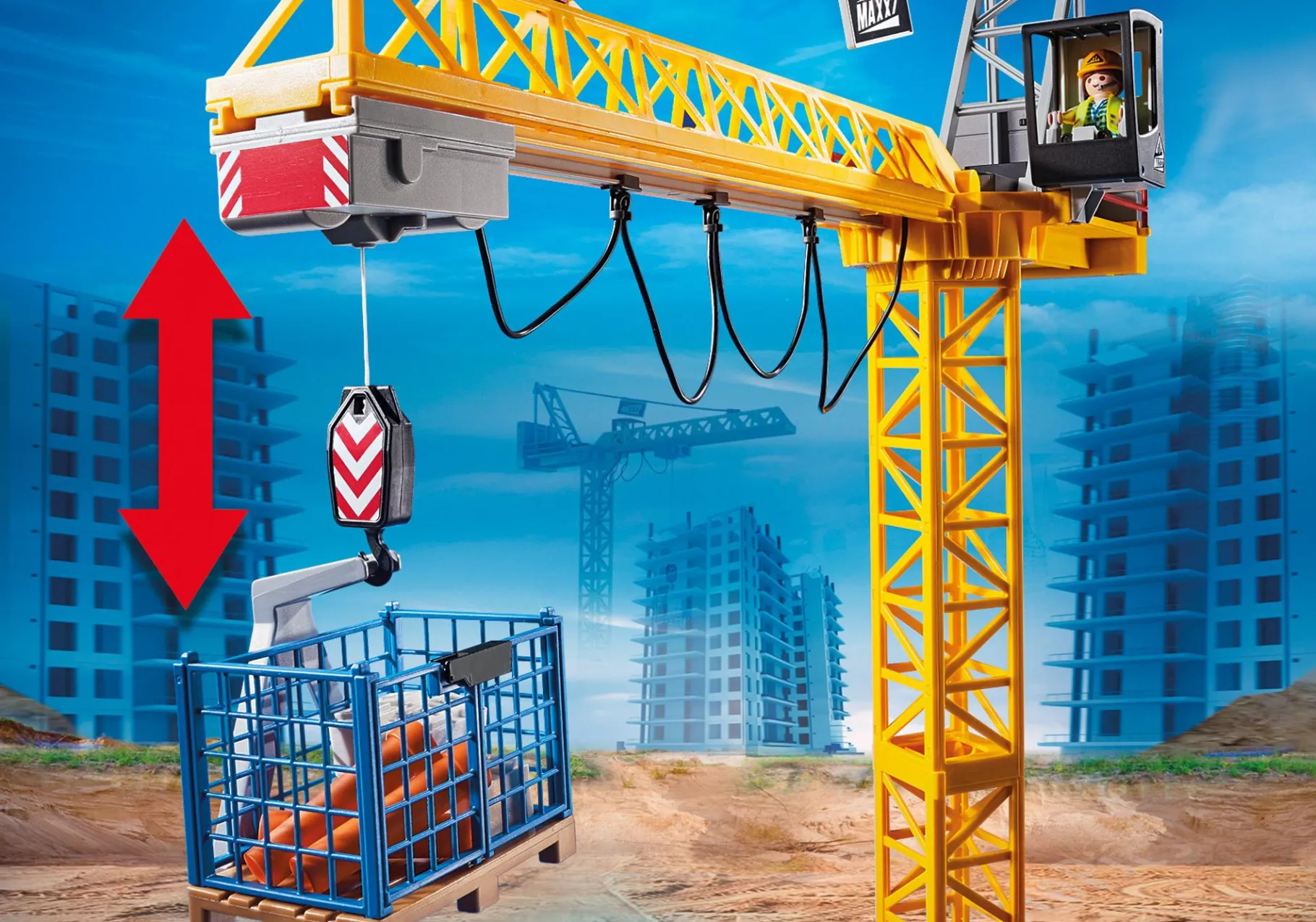 RC-Baukran mit Bauteil-PLAYMOBIL Flash Sale