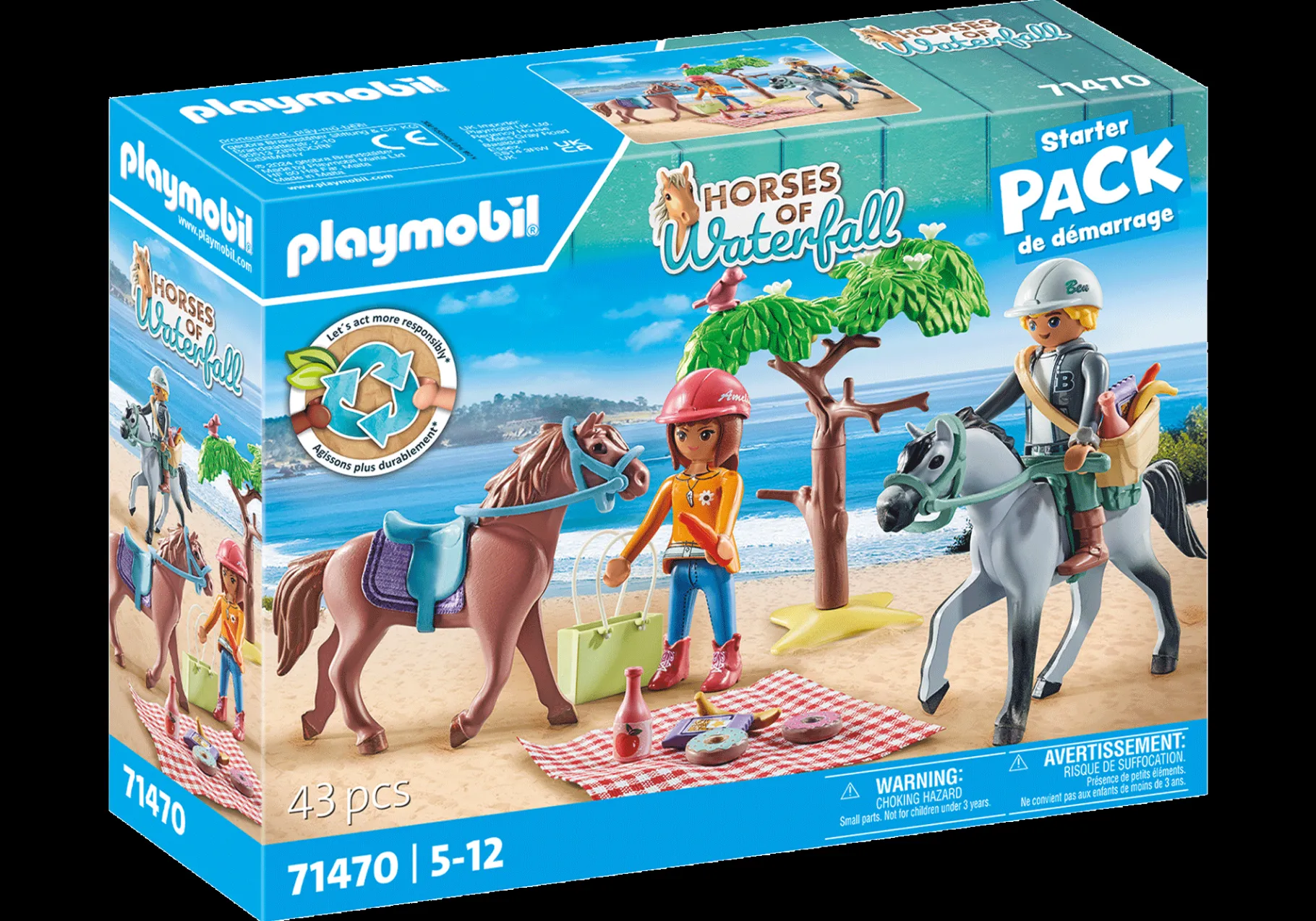 Reitausflug an den Strand mit Amelia und Ben-PLAYMOBIL Cheap