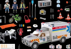 Rettungs-Fahrzeug: US Ambulance-PLAYMOBIL Online