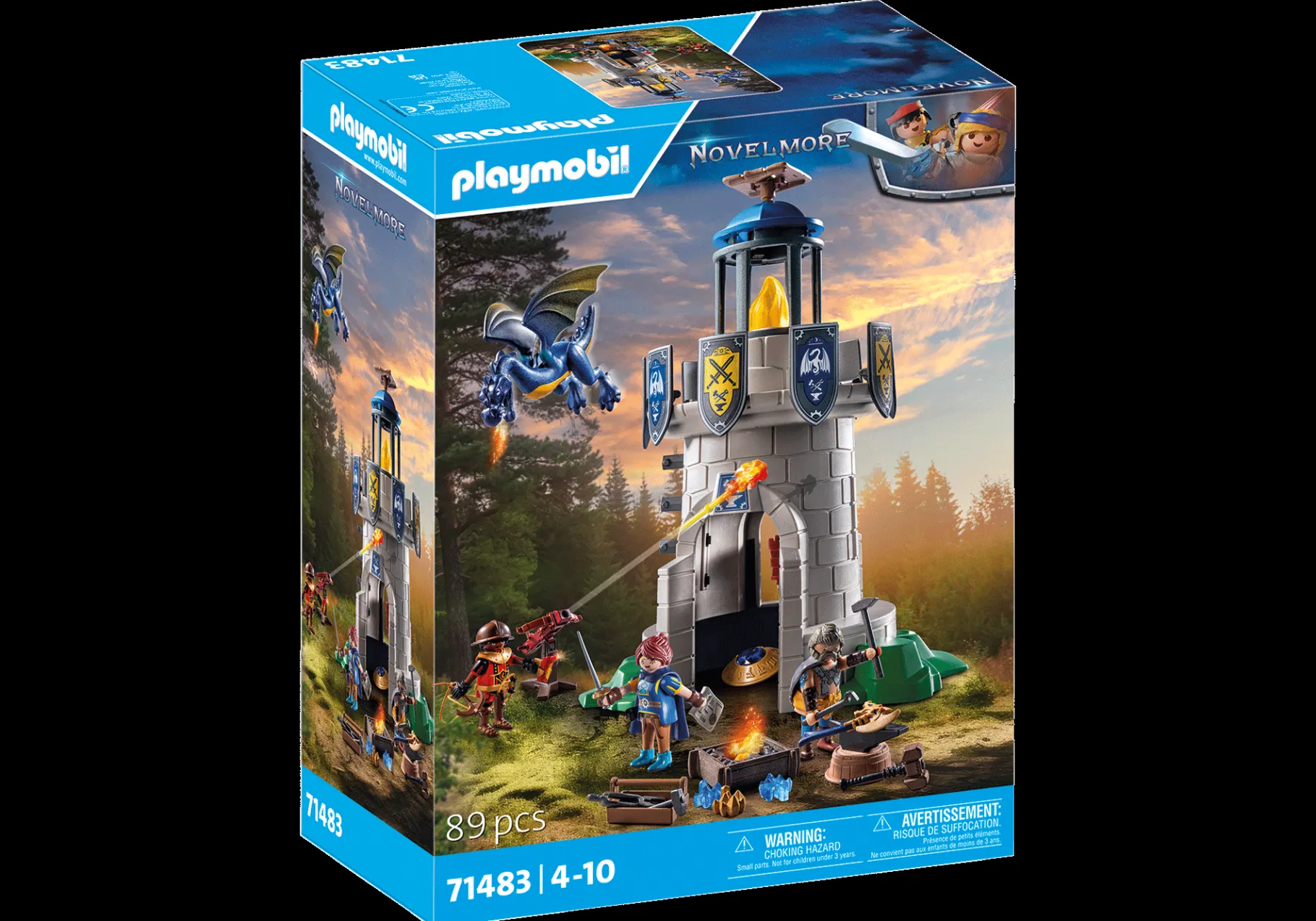 Ritterturm mit Schmied und Drache-PLAYMOBIL Store