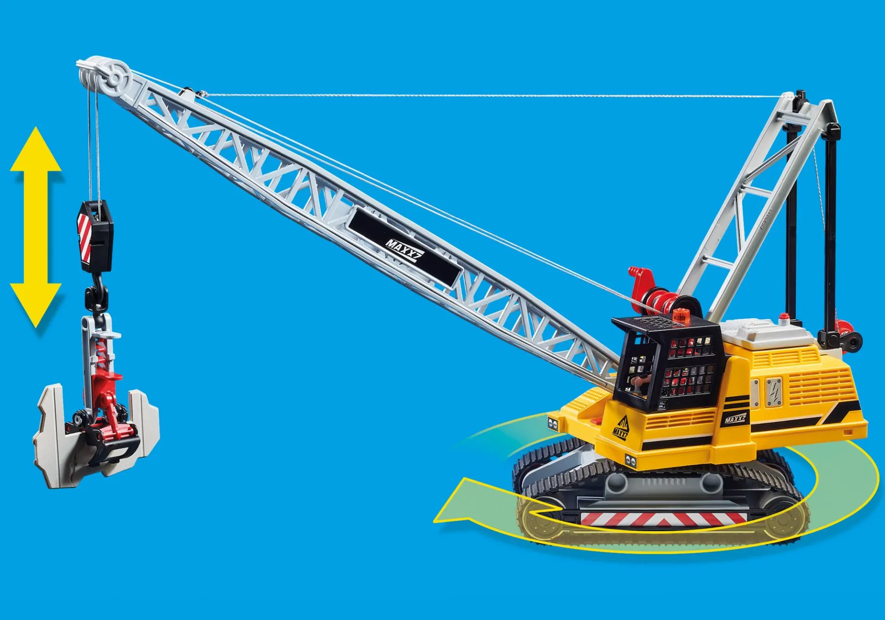 Seilbagger mit Bauteil-PLAYMOBIL Best