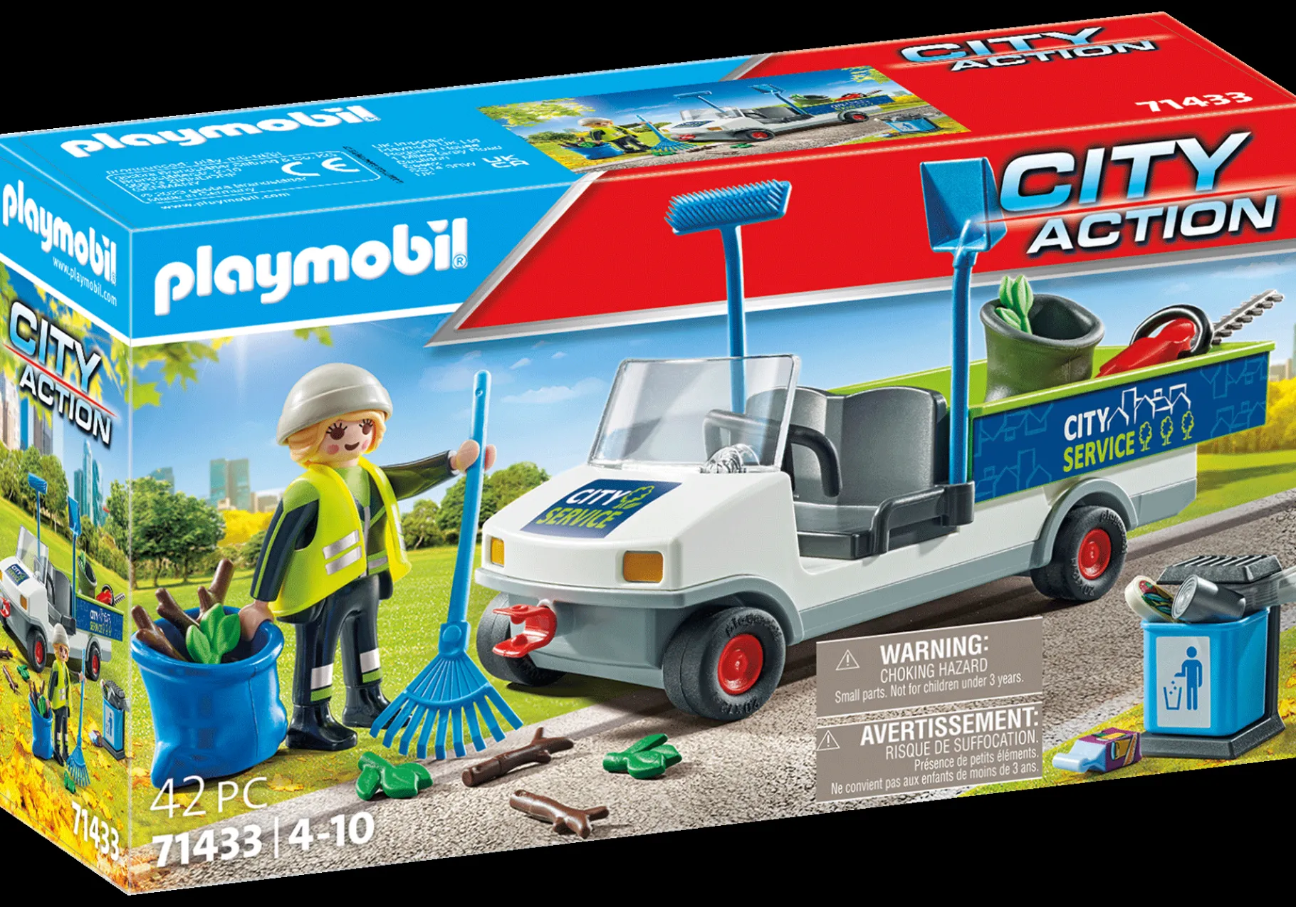 Stadtreinigung mit E-Fahrzeug-PLAYMOBIL Flash Sale