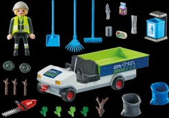 Stadtreinigung mit E-Fahrzeug-PLAYMOBIL Flash Sale