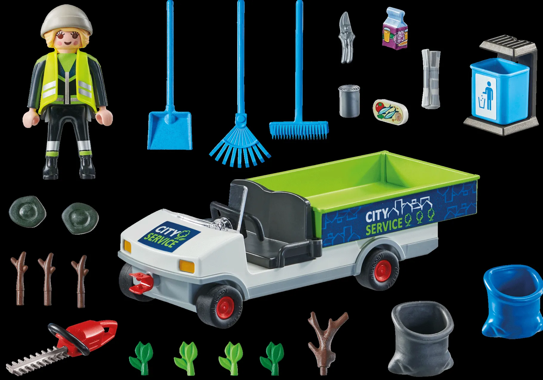 Stadtreinigung mit E-Fahrzeug-PLAYMOBIL Flash Sale