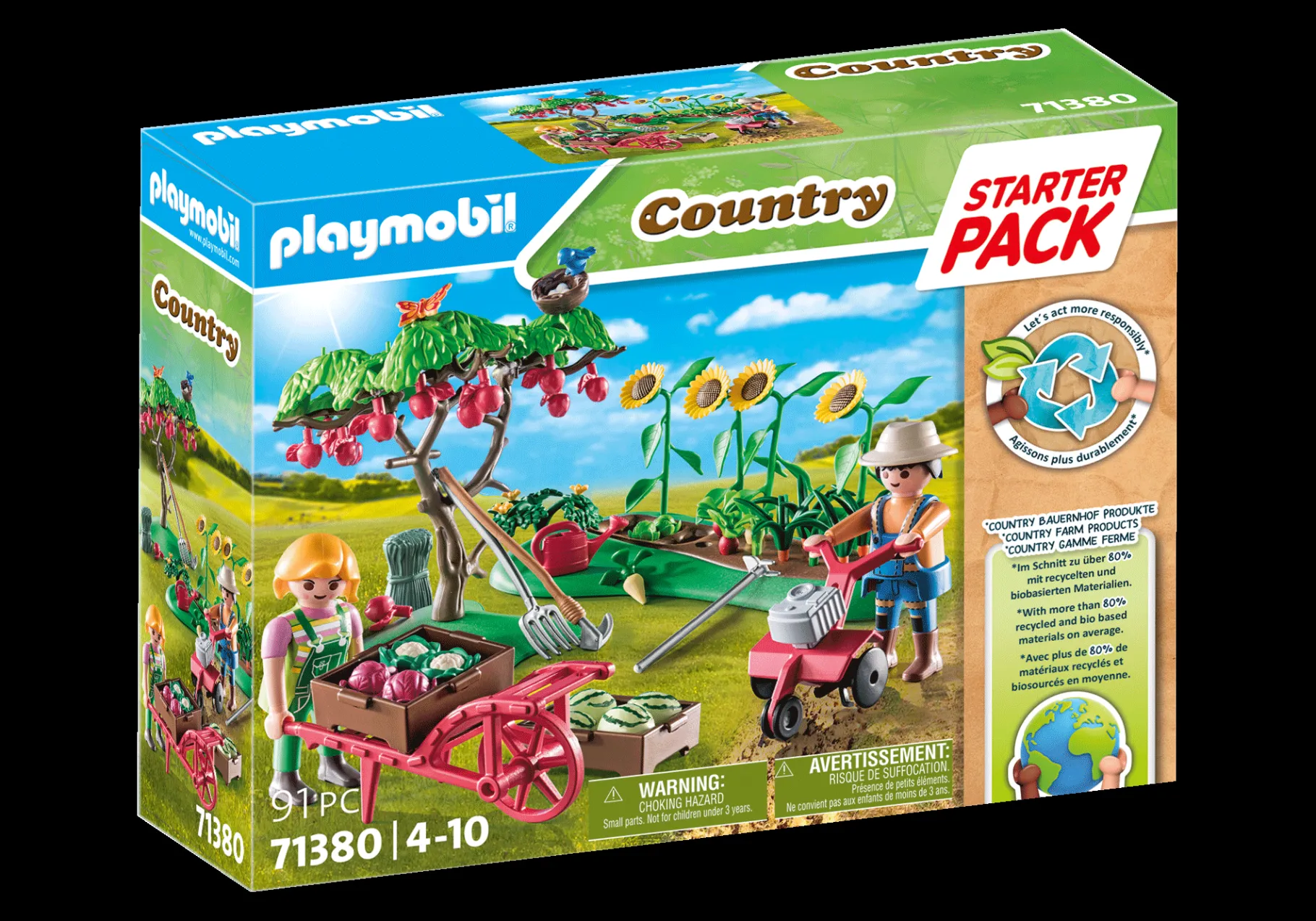 Starter Pack Bauernhof Gemüsegarten-PLAYMOBIL Store