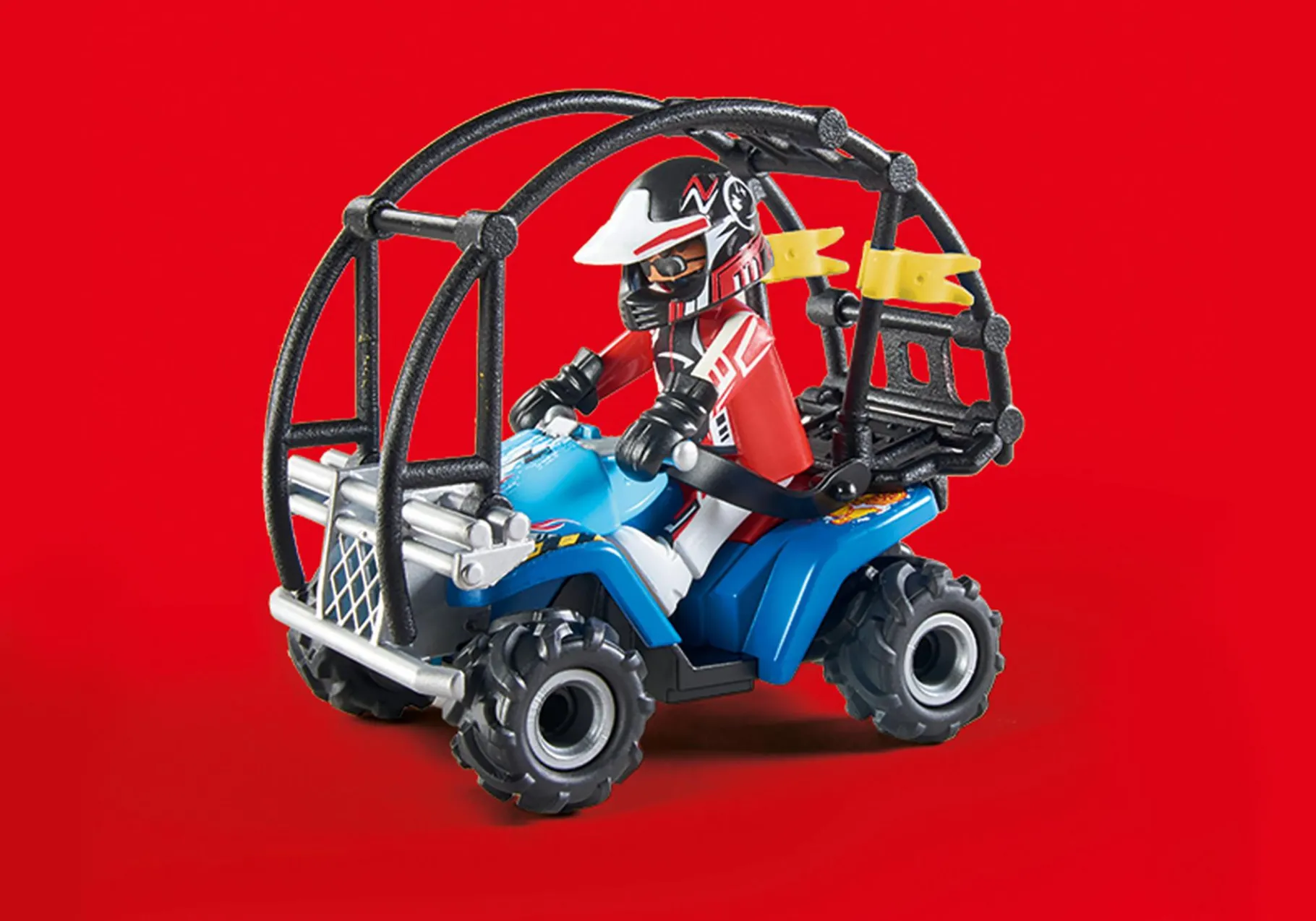 Starter Pack Stuntshow Quad mit Feuerrampe-PLAYMOBIL Shop
