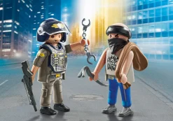 SWAT & Bandit-PLAYMOBIL Cheap