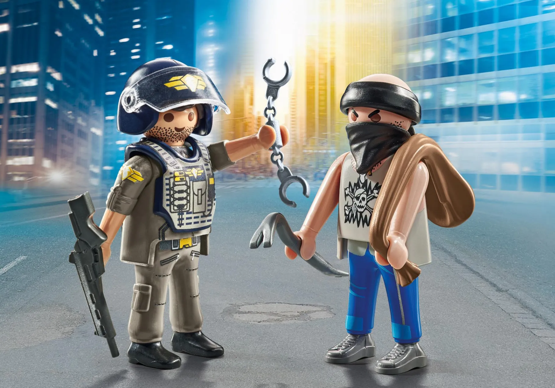 SWAT & Bandit-PLAYMOBIL Cheap