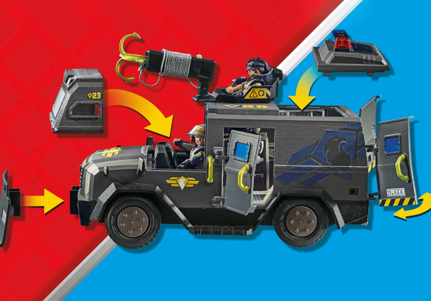 SWAT-Geländefahrzeug-PLAYMOBIL Best