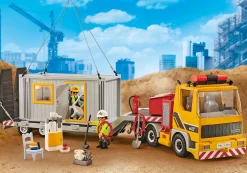 Tieflader mit Container-PLAYMOBIL New