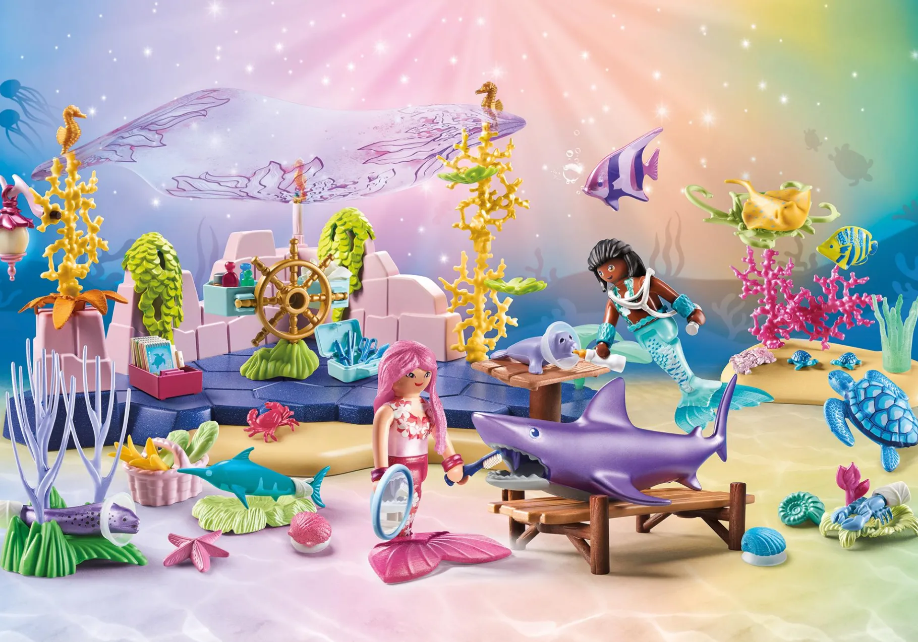 Unterwasser-Tierpflege der Meeresbewohner-PLAYMOBIL Hot