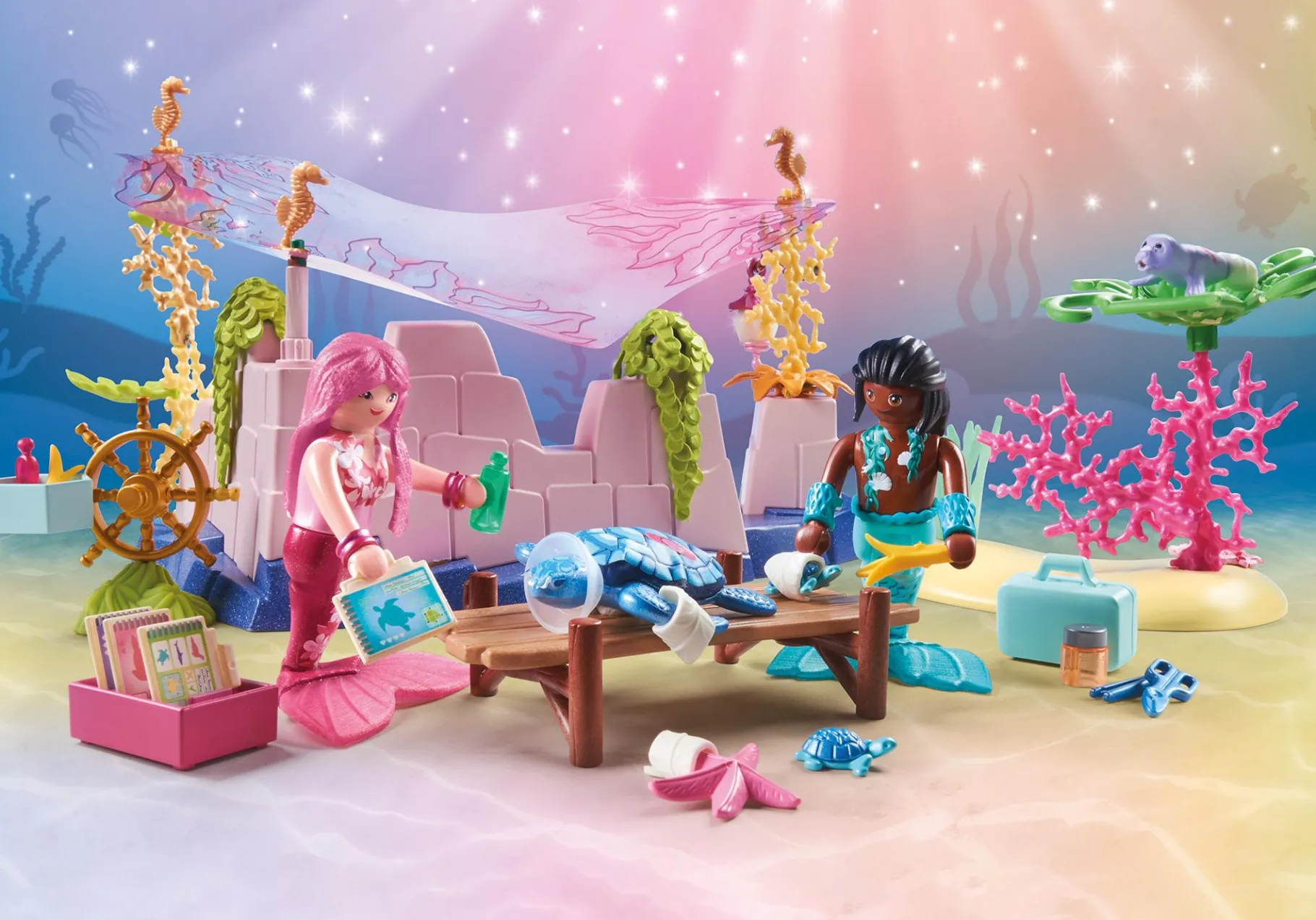 Unterwasser-Tierpflege der Meeresbewohner-PLAYMOBIL Hot