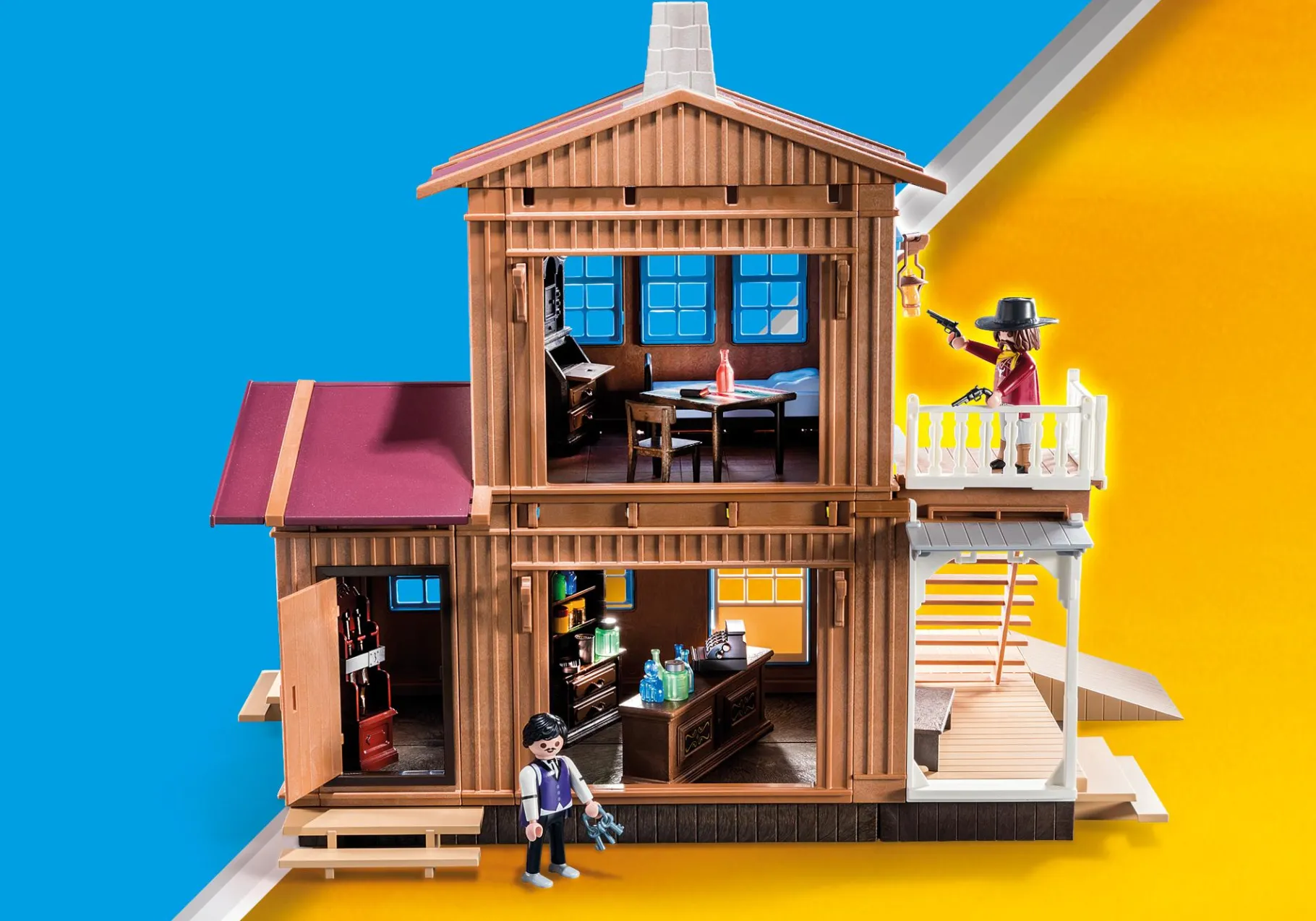 Westernladen m. Wohnung-PLAYMOBIL New