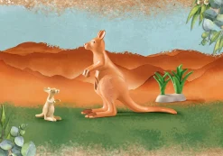WILTOPIA - Känguru mit Jungtier-PLAYMOBIL Store