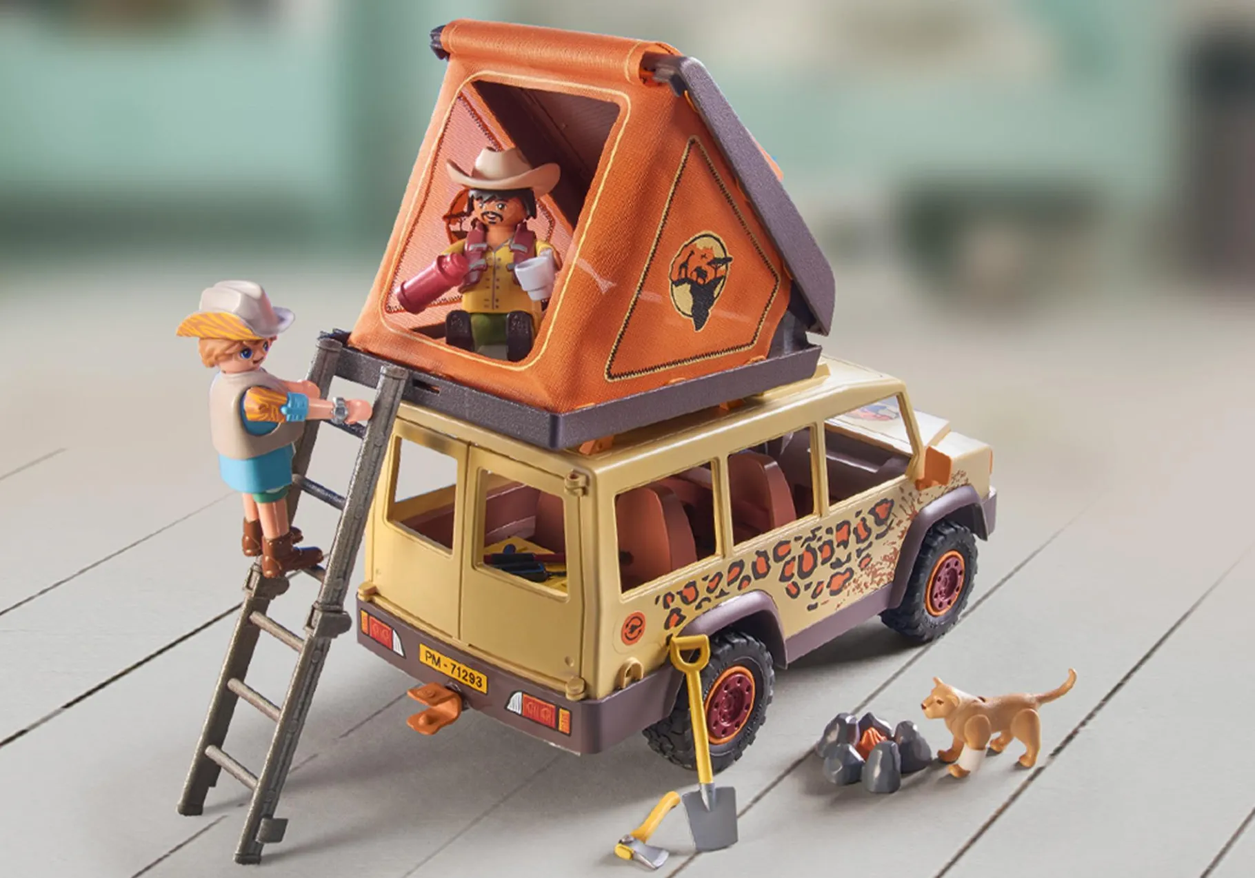 WILTOPIA - Mit dem Geländewagen bei den Löwen-PLAYMOBIL New
