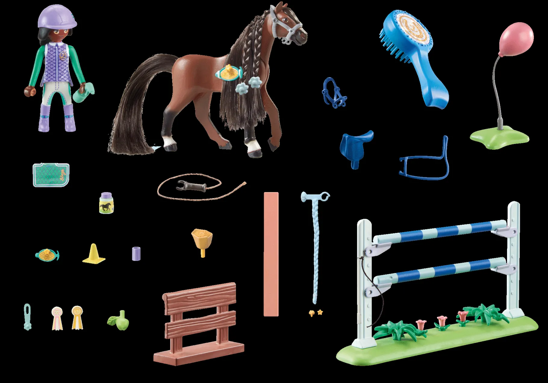 Zoe & Blaze mit Turnierparcours-PLAYMOBIL Online