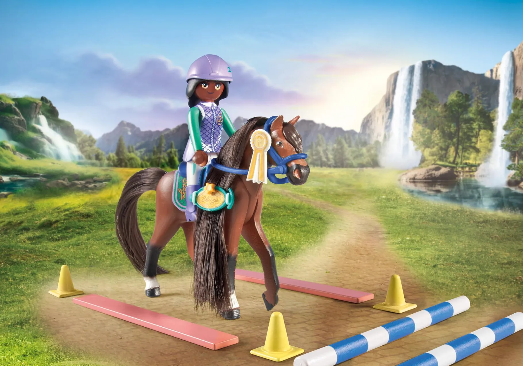 Zoe & Blaze mit Turnierparcours-PLAYMOBIL Online