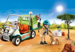 Zoo-Tierarzt mit Fahrzeug-PLAYMOBIL New